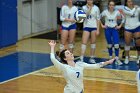 VB vs MHC  Wheaton Women's Volleyball vs Mount Holyoke College. - Photo by Keith Nordstrom : Wheaton, Volleyball, VB